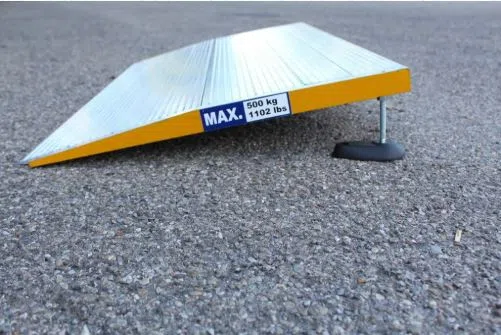 Rampa in alluminio per superamento gradino - dettaglio 3