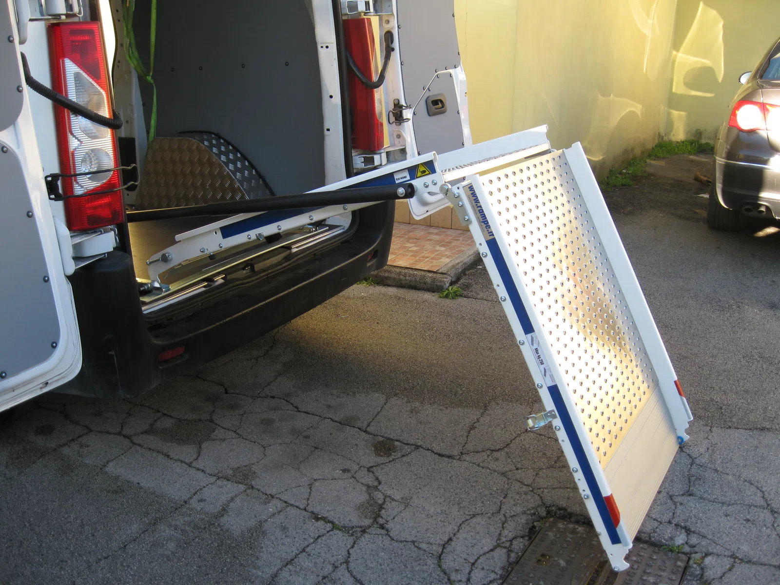 Rampa pieghevole Superlight in alluminio